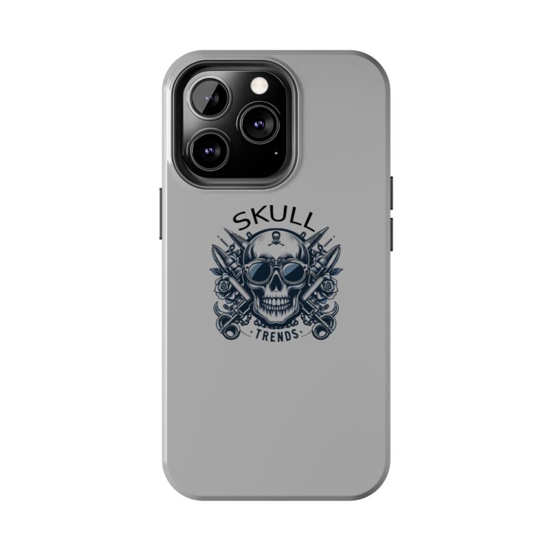 Skull Trends - Grey Phone Tough Phone Cases - Image 72