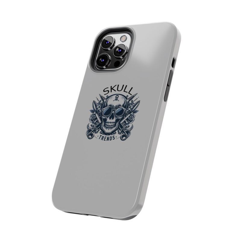 Skull Trends - Grey Phone Tough Phone Cases - Image 55