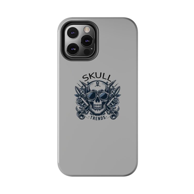 Skull Trends - Grey Phone Tough Phone Cases - Image 48