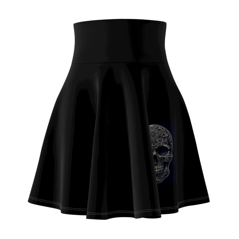 Large Skull - Women's Skater Skirt - Image 8