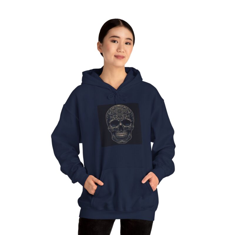 Large Skull - Unisex Heavy Blend™ Hooded Sweatshirt - Image 84