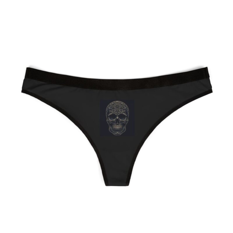 Skull Trends - Black Women's Thongs