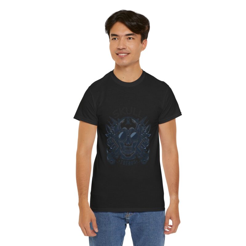 Skull Trends Logo Tshirt - Unisex Heavy Cotton Tee - Image 102