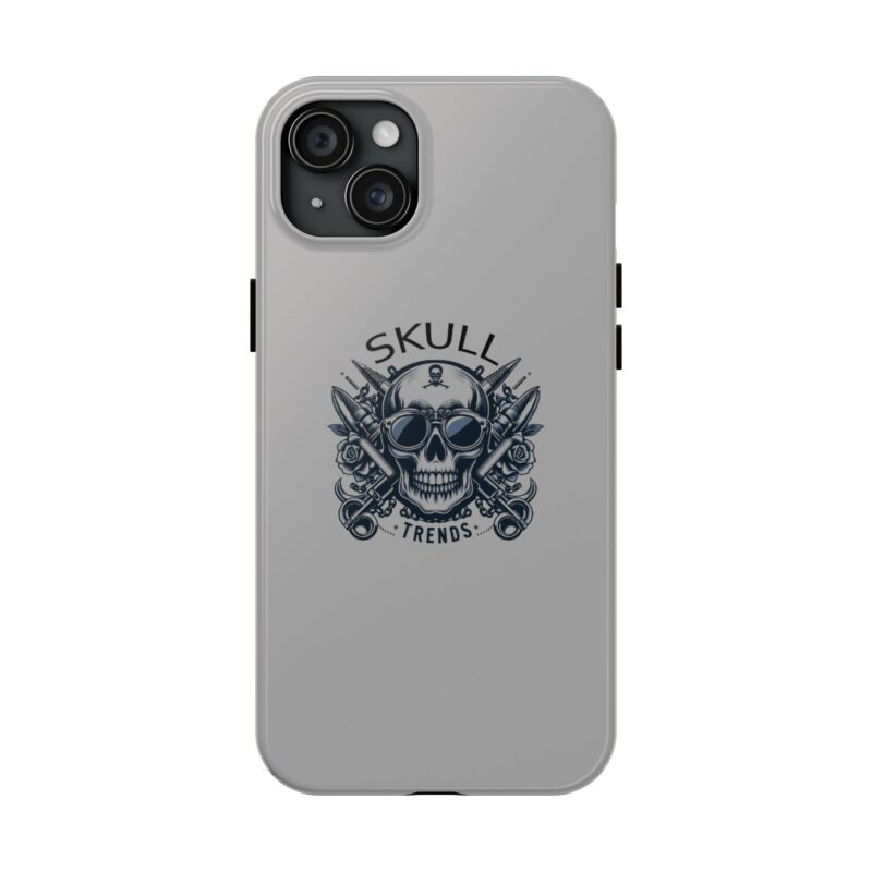 Skull Trends - Grey Phone Tough Phone Cases - Image 96