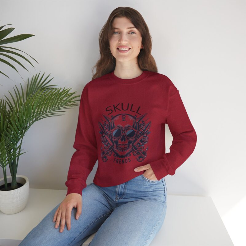 Skull Trends - Unisex Heavy Blend™ Crewneck Sweatshirt - Image 143