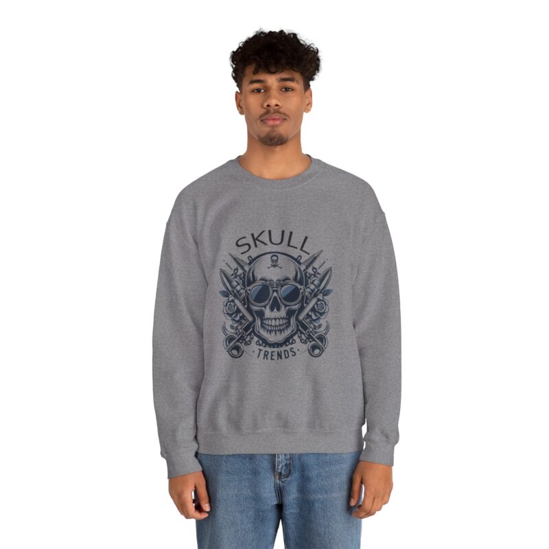 Skull Trends - Unisex Heavy Blend™ Crewneck Sweatshirt - Image 71