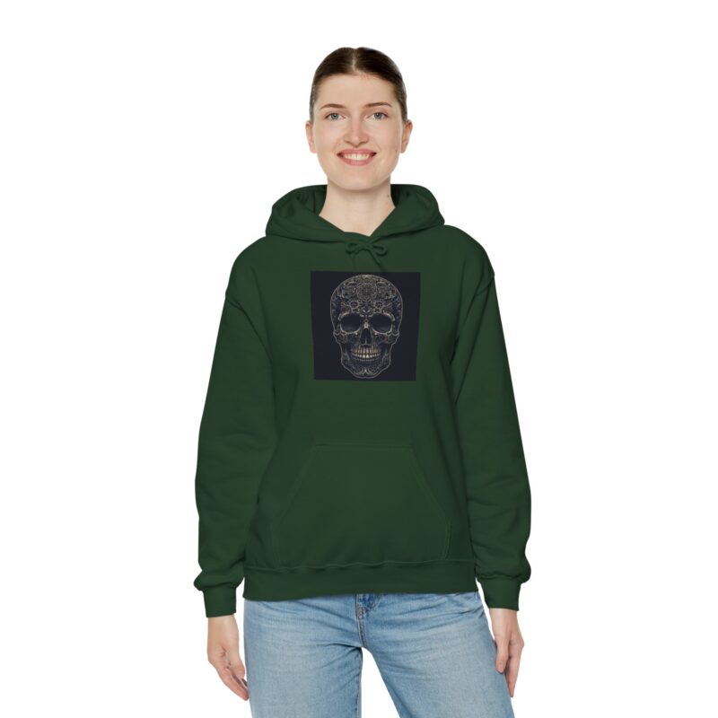 Large Skull - Unisex Heavy Blend™ Hooded Sweatshirt - Image 47