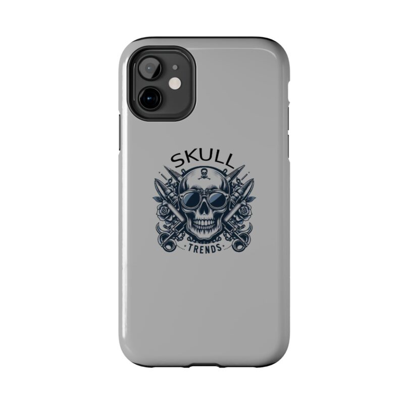 Skull Trends - Grey Phone Tough Phone Cases - Image 18