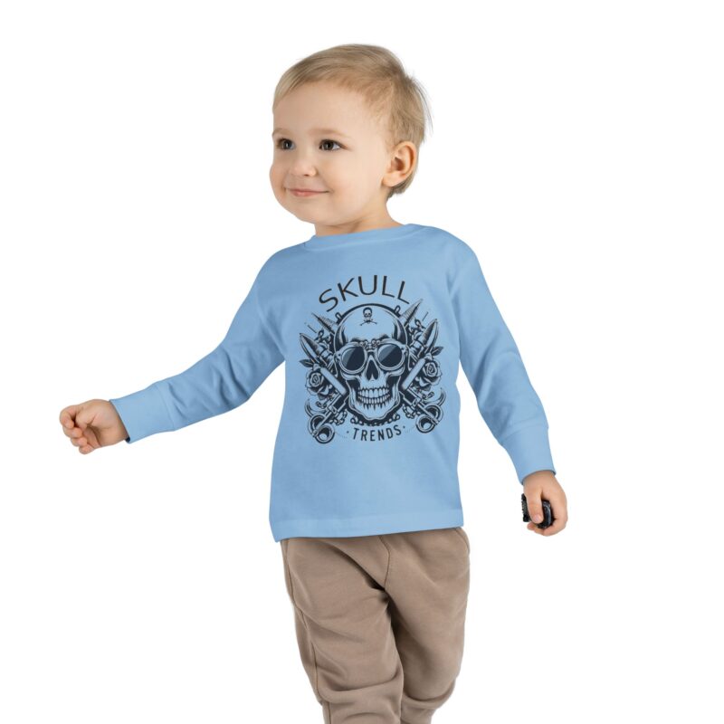 Skull Trends - Toddler Long Sleeve Tee - Image 9