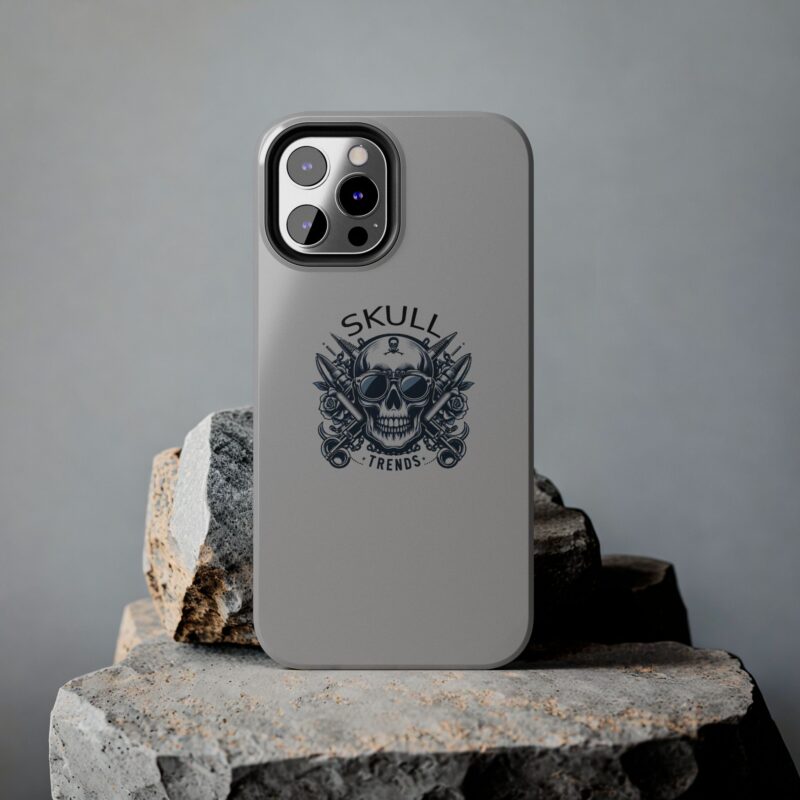 Skull Trends - Grey Phone Tough Phone Cases - Image 57