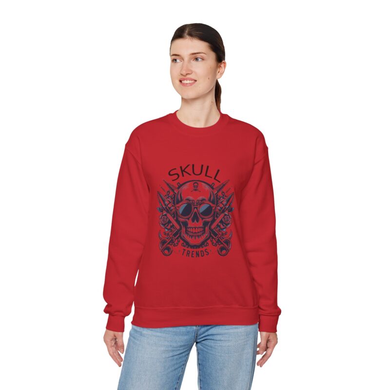 Skull Trends - Unisex Heavy Blend™ Crewneck Sweatshirt - Image 129