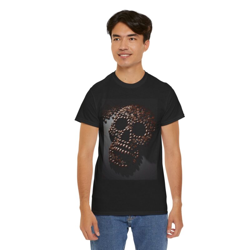 Coffee Skull - Unisex Heavy Cotton Tee - Image 21