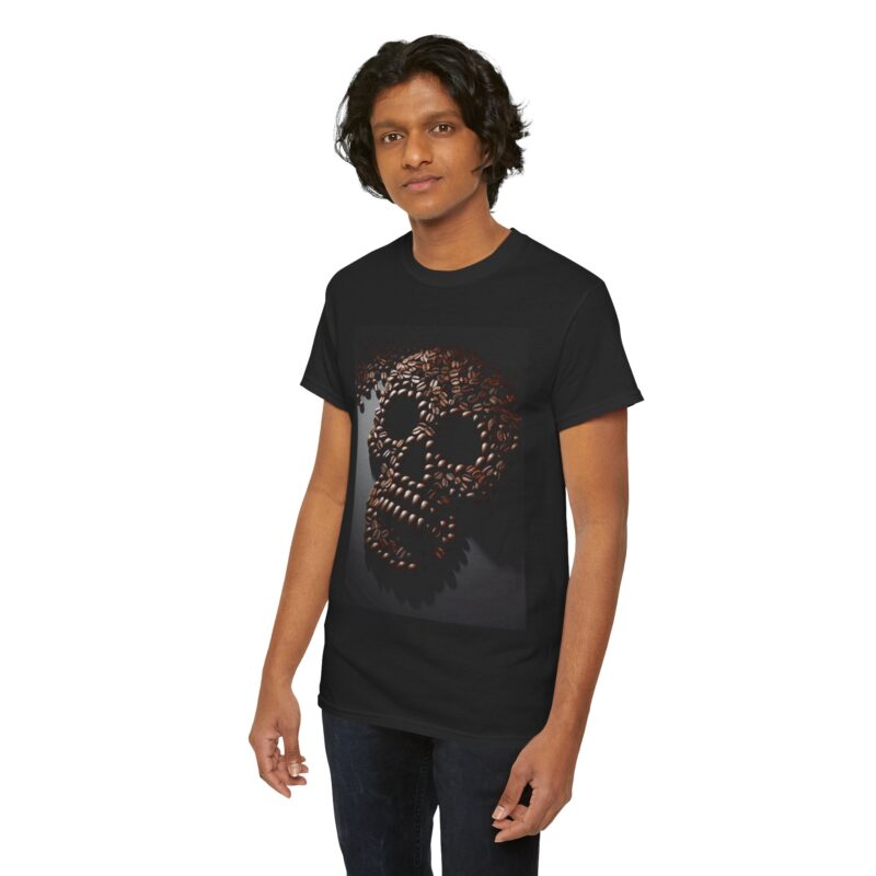 Coffee Skull - Unisex Heavy Cotton Tee - Image 19