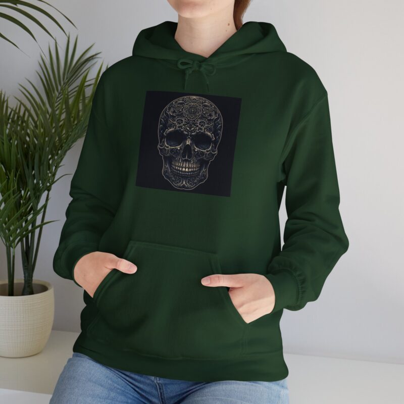 Large Skull - Unisex Heavy Blend™ Hooded Sweatshirt - Image 52