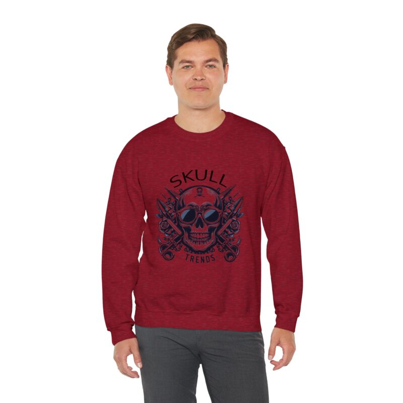 Skull Trends - Unisex Heavy Blend™ Crewneck Sweatshirt - Image 138