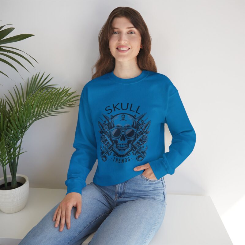 Skull Trends - Unisex Heavy Blend™ Crewneck Sweatshirt - Image 99