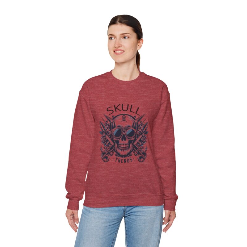 Skull Trends - Unisex Heavy Blend™ Crewneck Sweatshirt - Image 118