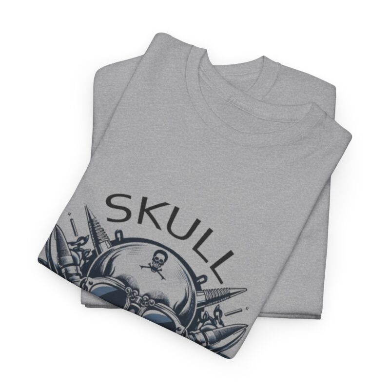 Skull Trends Logo Tshirt - Unisex Heavy Cotton Tee - Image 140