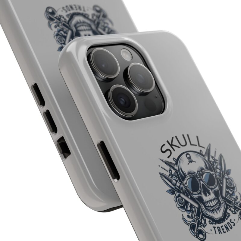 Skull Trends - Grey Phone Tough Phone Cases - Image 102