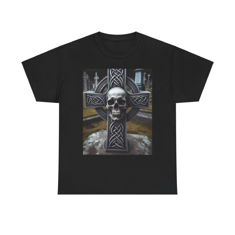 Skull Trends - Celtic Cross Unisex Heavy Cotton Tee