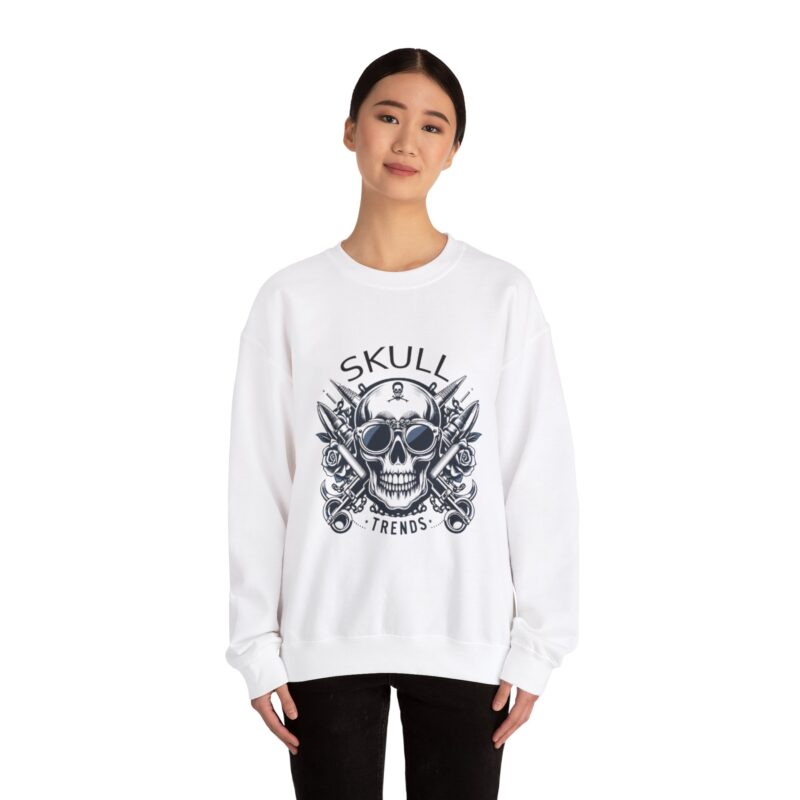 Skull Trends - Unisex Heavy Blend™ Crewneck Sweatshirt - Image 4