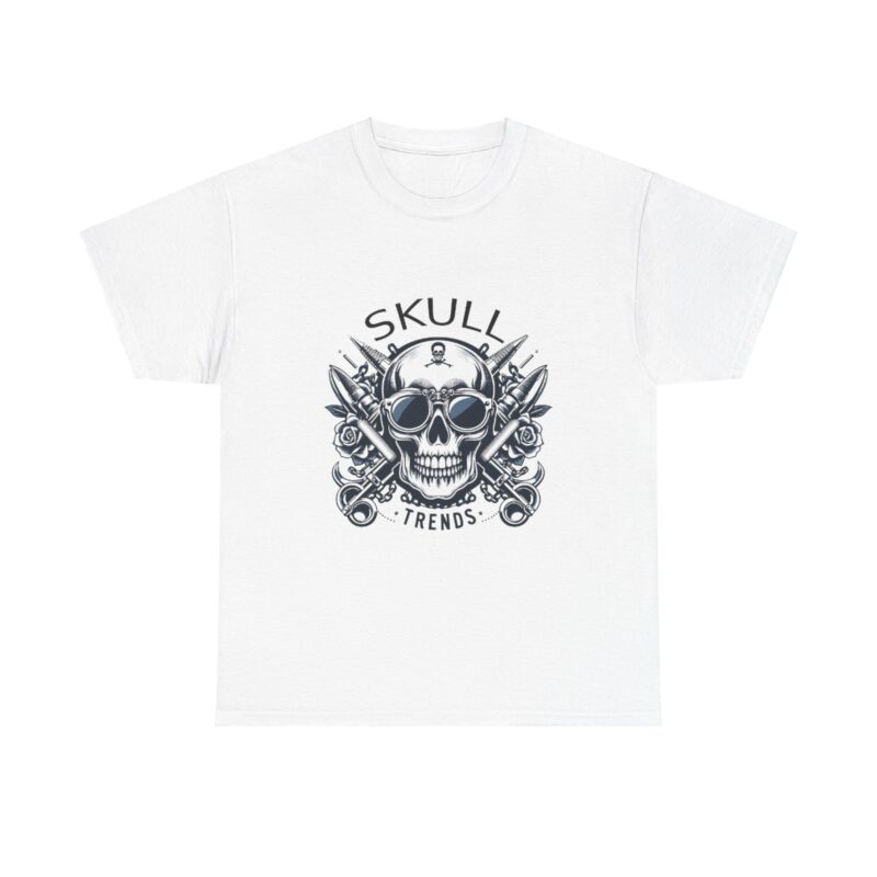 Skull Trends Logo Tshirt - Unisex Heavy Cotton Tee