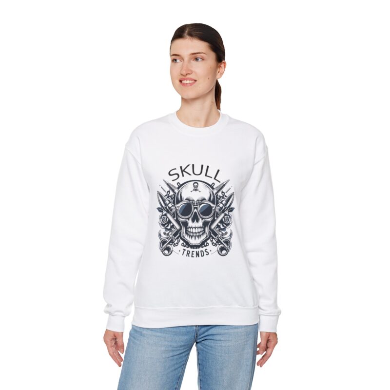 Skull Trends - Unisex Heavy Blend™ Crewneck Sweatshirt - Image 8