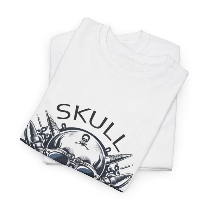 Skull Trends Logo Tshirt - Unisex Heavy Cotton Tee - Image 5